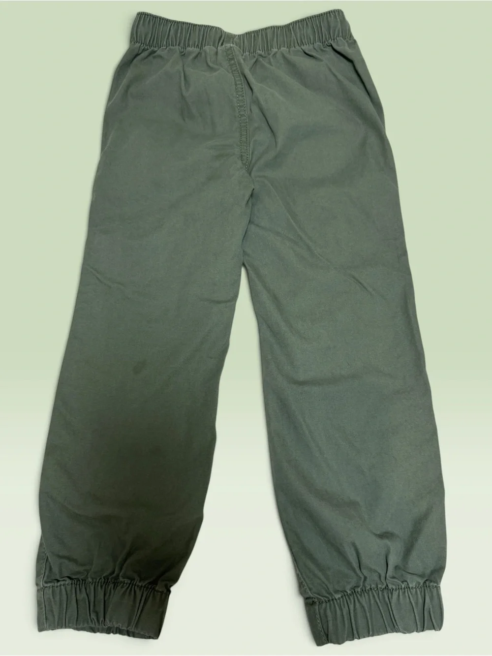 Gap Kids Boys Olive Green Jogger Pants Size S Regular | Nicole Thrift Value